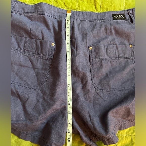 Beau Dawson linen blend women’s shorts. Neutral navy color, size 20 women’s plus - Picture 5 of 10
